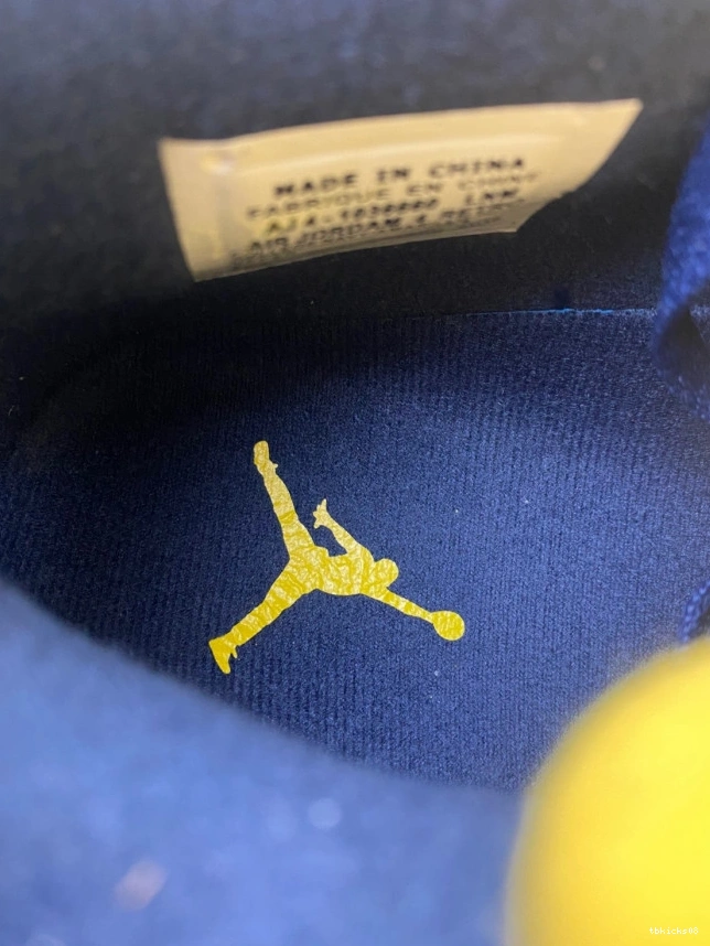 Reps TBkick 4 Jordan Air (PE) Retro AJ4-1036660 Michigan 0716